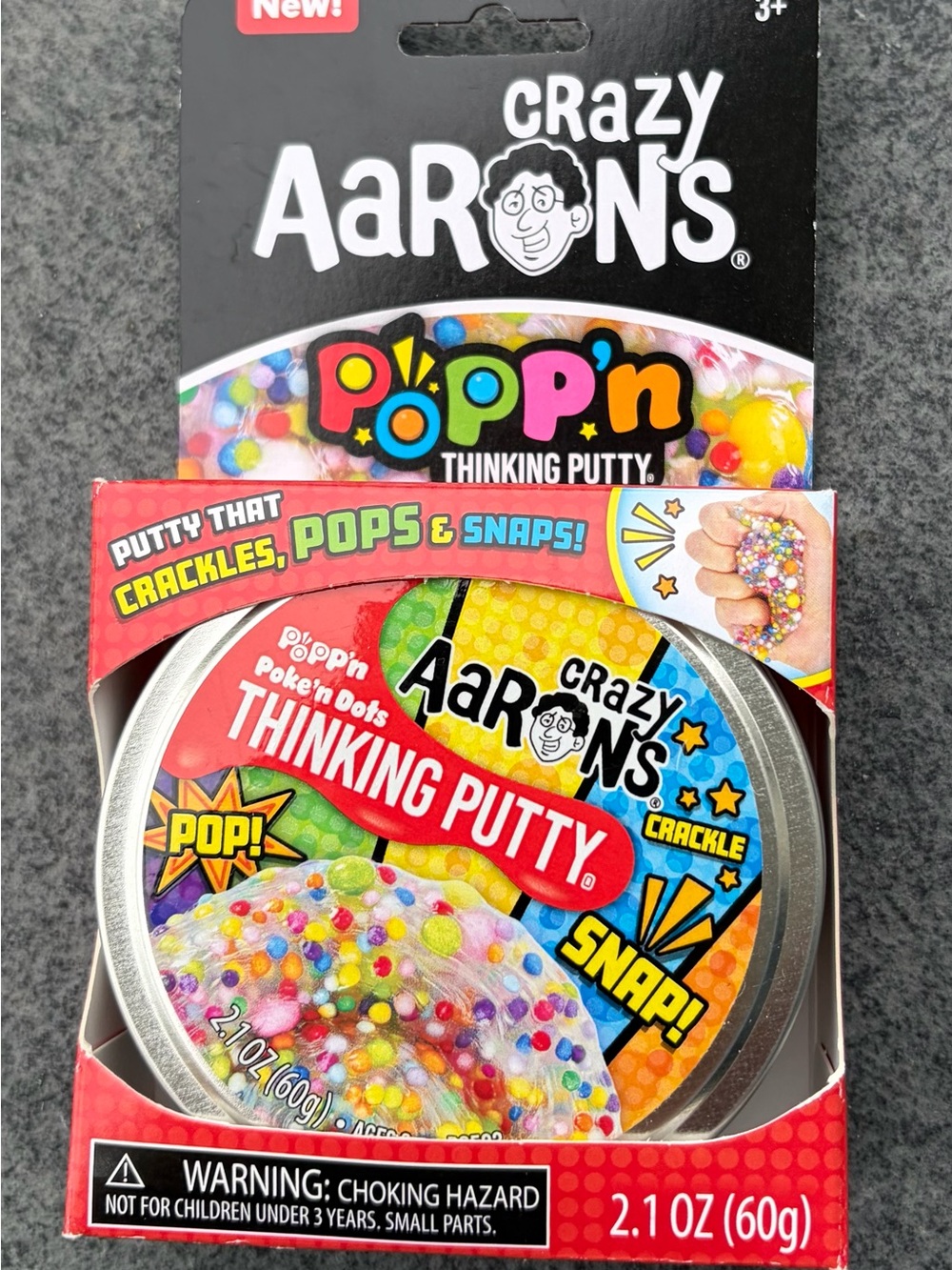 Poppin' Multicolor Thinking Putty - Fun Sensory Fidget